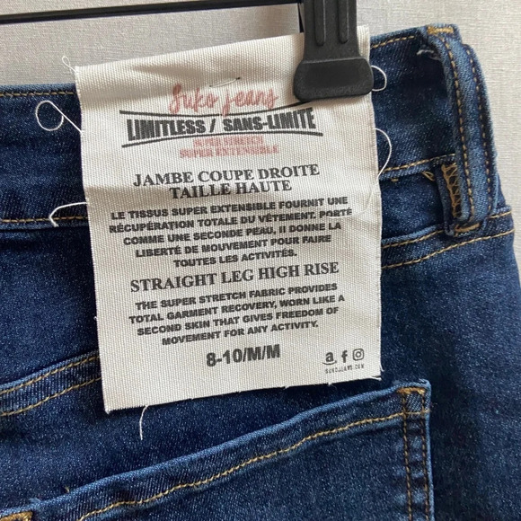 NWT Suko jeans Limitless Stretch Denim High Waist Straight Leg Denim Jean Sz M - Picture 9 of 12